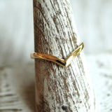 Gold Contour Ring 2mm