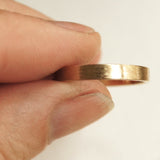 recycled yellow gold band
