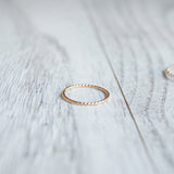 Gold filled  twist ring