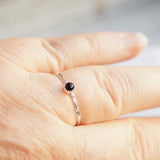 Onyx Cabochon Stacking Ring