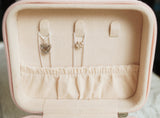 Jewellery Travel case, pink with Juliet logo
