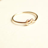 knot ring 10k recycled gold