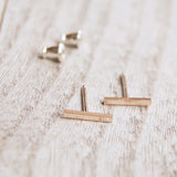 gold filled tiny earrings