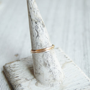 Simple 2mm Gold Filled Ring