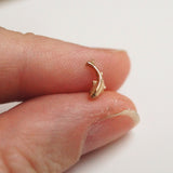 Tiny Gold Fish Earring 10k