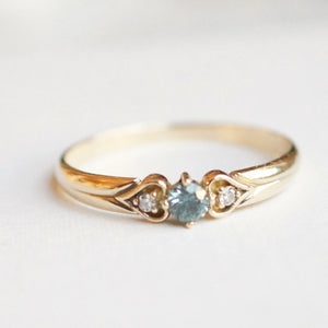 Montana Sapphire diamond ring